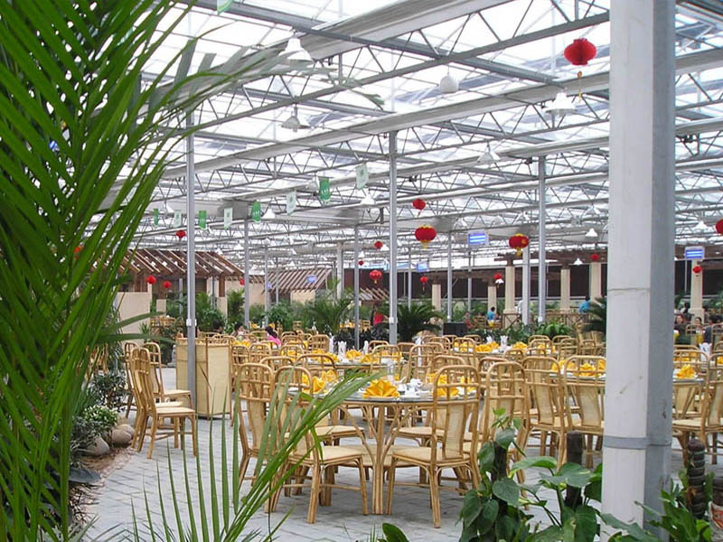 生态餐厅玻璃温室建设